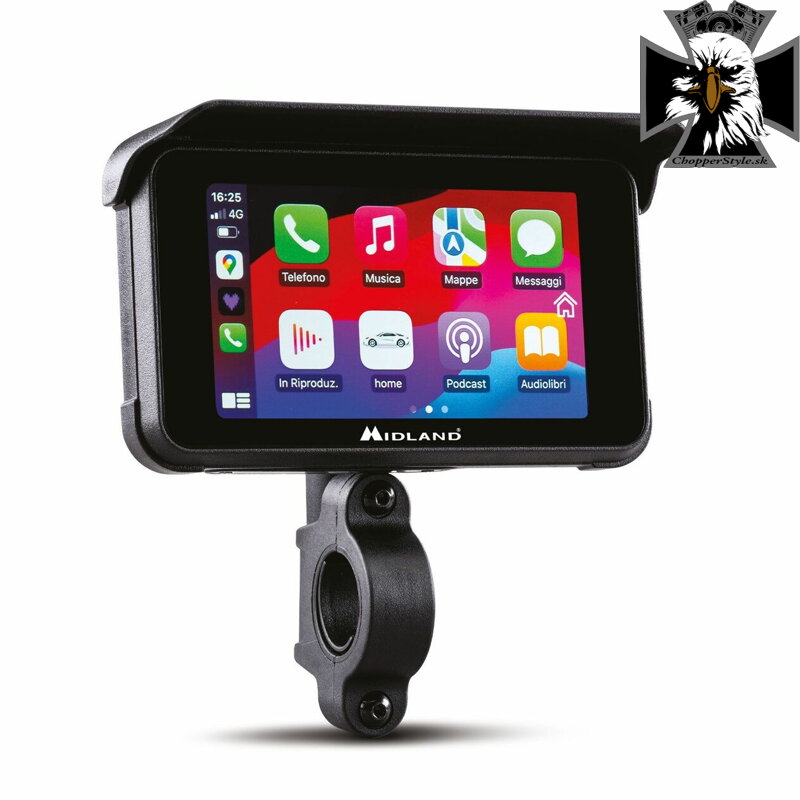 Midland - TFT displej s prednou a zadnou kamerou, TPMS a GPS
