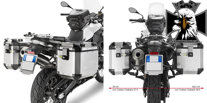 GIVI BOČNÉ NOSIČE BMW F 650 GS/F 800 GS (08-17)/F 700 GS (13-17) PL5103CAM