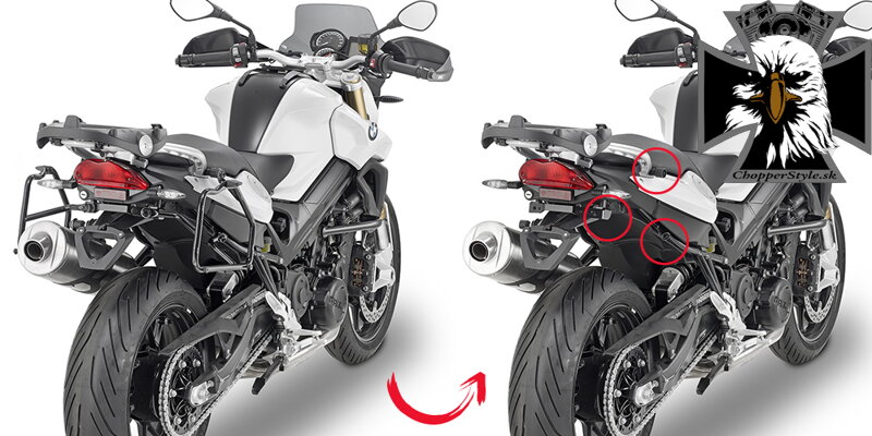 GIVI BOČNÉ NOSIČE BMW F 800 GT (13-19)/F 800 R (09-19) PLR5118