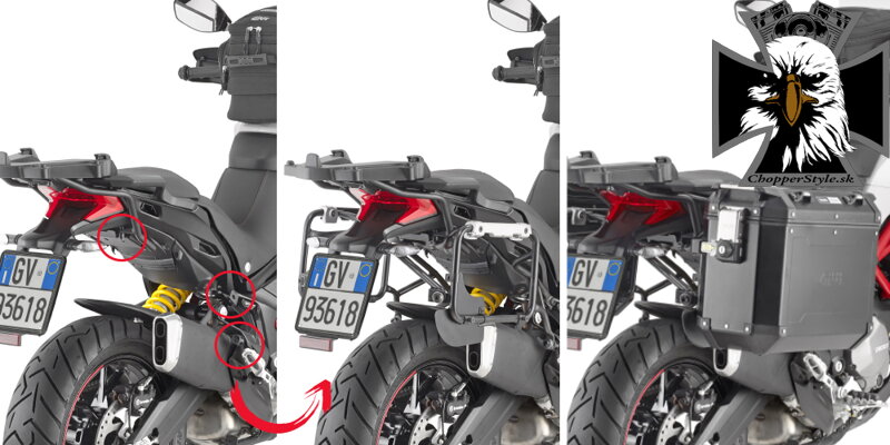 GIVI BOČNÉ NOSIČE DUCATI MULTISTRADA PLOR7412CAM