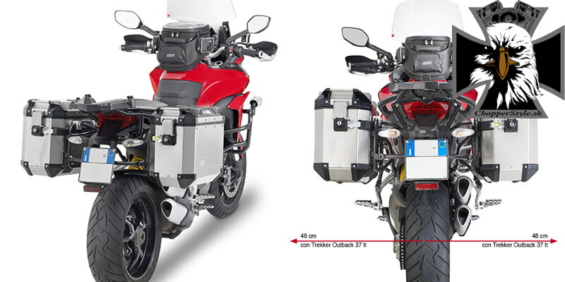 GIVI BOČNÉ NOSIČE DUCATI MULTISTRADA PLR7406CAM GIVI BOČNÉ NOSIČE DUCATI MULTISTRADA PLR7406CAM