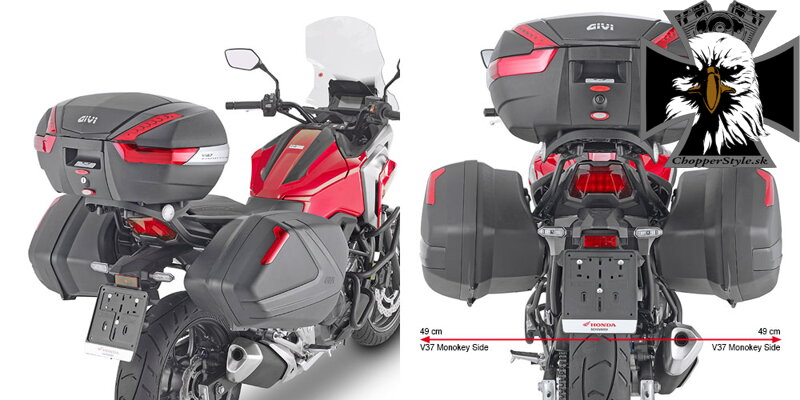 GIVI BOČNÉ NOSIČE HONDA NC 750 X (21) PLX1192