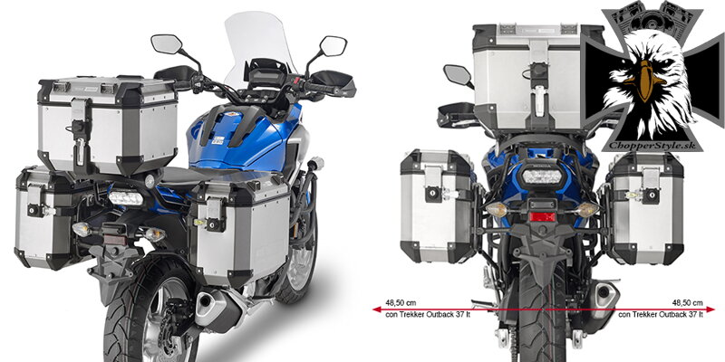 GIVI BOČNÉ NOSIČE HONDA NC 750 X/S (16-20) PL1146CAM