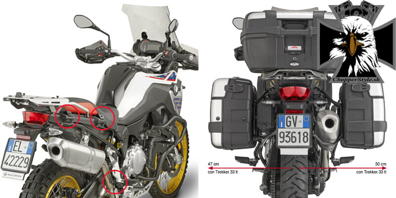 GIVI BOČNÉ NOSIČE MONOKEY BMW F750GS/F850GS (18-21) PLR5127 GIVI BOČNÉ NOSIČE MONOKEY BMW F750GS/F850GS (18-21) PLR5127