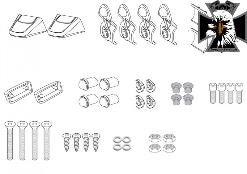 GIVI MONTÁŽNY KIT PRE NOSIČE PLO___N PRE BOČNÉ KUFRE MONOKEY OFMK GIVI MONTÁŽNY KIT PRE NOSIČE PLO___N PRE BOČNÉ KUFRE MONOKEY OFMK
