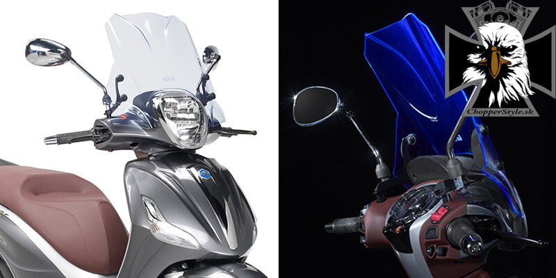 GIVI PLEXI "ICE" PIAGGIO BEVERLY 5606BL