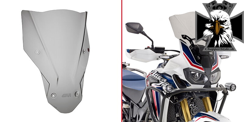 GIVI PLEXI HONDA CRF1000L AFRICA TWIN/AFRICA TWIN ADVENTURE SPORTS D1144S