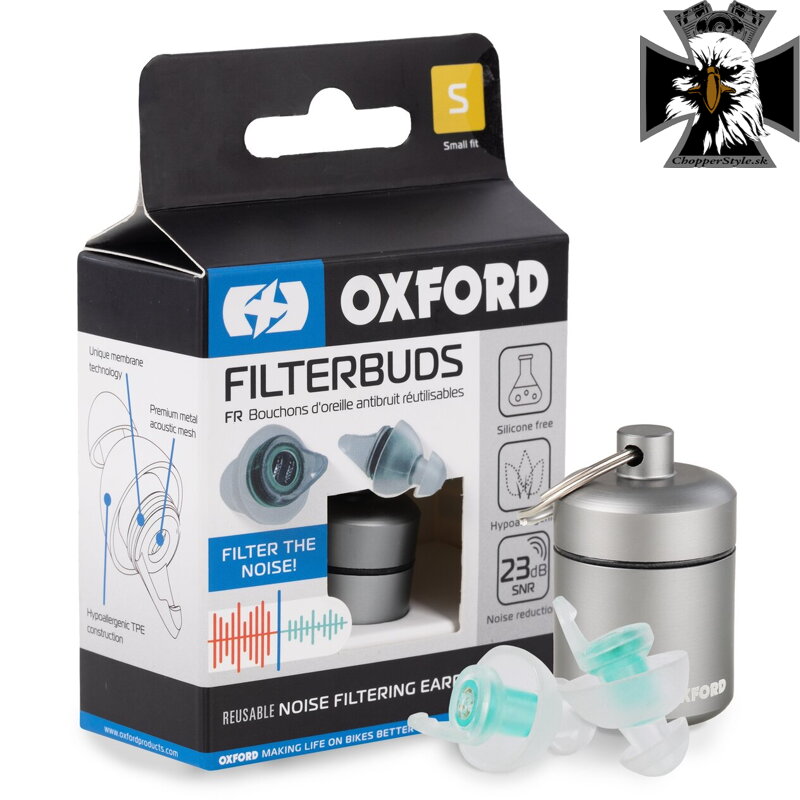 OXFORD CHRÁNIČE SLUCHU FILTERBUDS SMALL OXFORD CHRÁNIČE SLUCHU FILTERBUDS SMALL