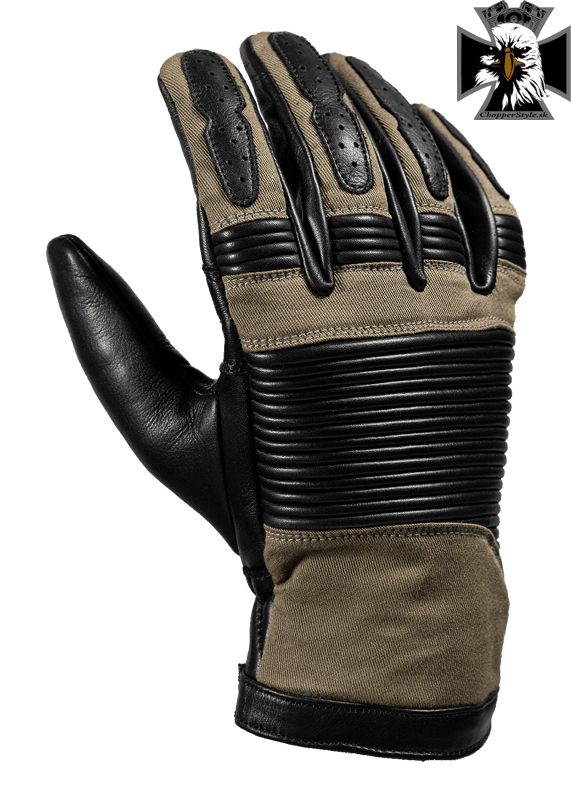 John Doe - Motorkárske rukavice DURANGO BLACK/CAMEL - XTM