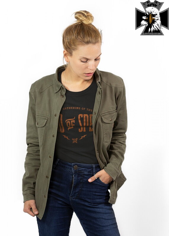 John Doe - Motorkárska kevlárová košeľa, dámska MOTOSHIRT WOMEN OLIVE John Doe - Motorkárska kevlárová košeľa, dámska MOTOSHIRT WOMEN OLIVE