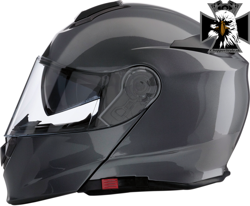 Z1R - Solaris Vyklápacia motocyklová helma - lesklá šedá Z1R - Solaris Vyklápacia motocyklová helma - lesklá šedá