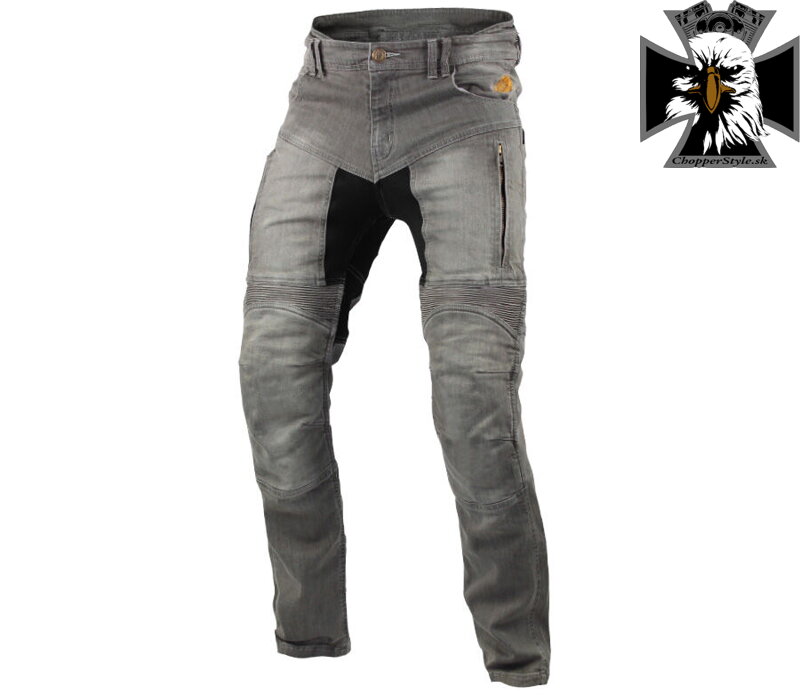 Trilobite - SLIM FIT Pánske kevlárové motorkárske nohavice parado 661 - sivé Trilobite - SLIM FIT Pánske kevlárové motorkárske nohavice parado 661 - sivé