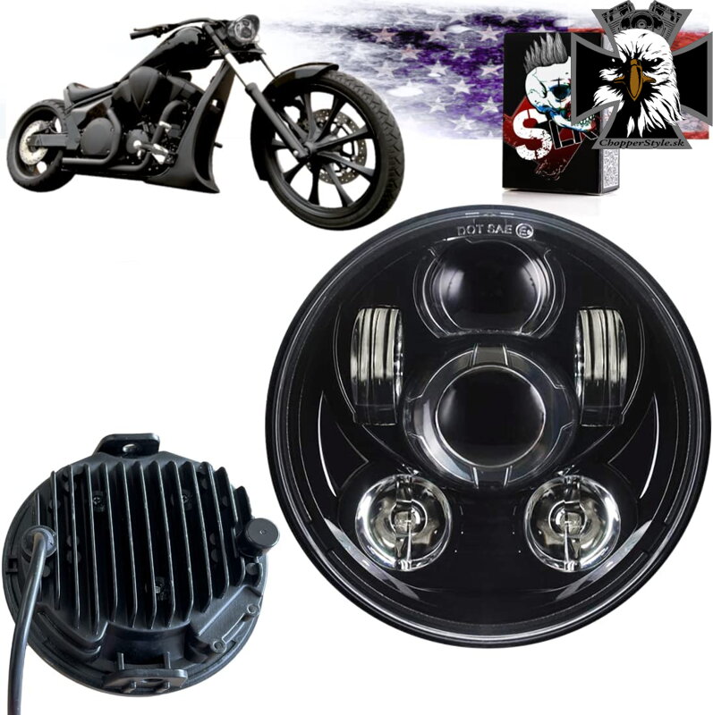 SLK - LED parabola do predného svetla pre Honda Fury VT 1300 CX 2010-2022 SLK - LED parabola do predného svetla pre Honda Fury VT 1300 CX 2010-2022