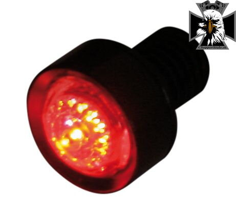 MONO - LED Zadné svetlo na motocykel "E" / M10, čierne - 1ks MONO - LED Zadné svetlo na motocykel "E" / M10, čierne - 1ks