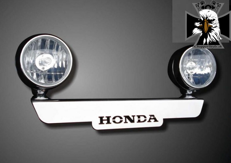 MOTON - Rampa na prídavné svetlá + svetlá pre HONDA SHADOW VT 125 MOTON - Rampa na prídavné svetlá + svetlá pre HONDA SHADOW VT 125
