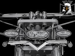 Chrómovaný držiak prídavných svetiel pre Yamaha XVS 1900 Midnight Star / Road Star - 682-121