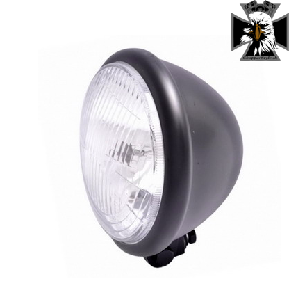 Hlavné svetlo na motorku Highway Hawk BATES, d = 140mm, E-mark, čierne (1ks) 68-1432B Hlavné svetlo na motorku Highway Hawk BATES, d = 140mm, E-mark, čierne (1ks) 68-1432B