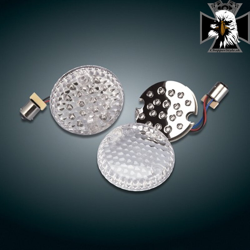 LED zadné smerovky so sklíčkami pre Yamaha XVS 650 / 1100 Drag Star / Royal Star / Road Star