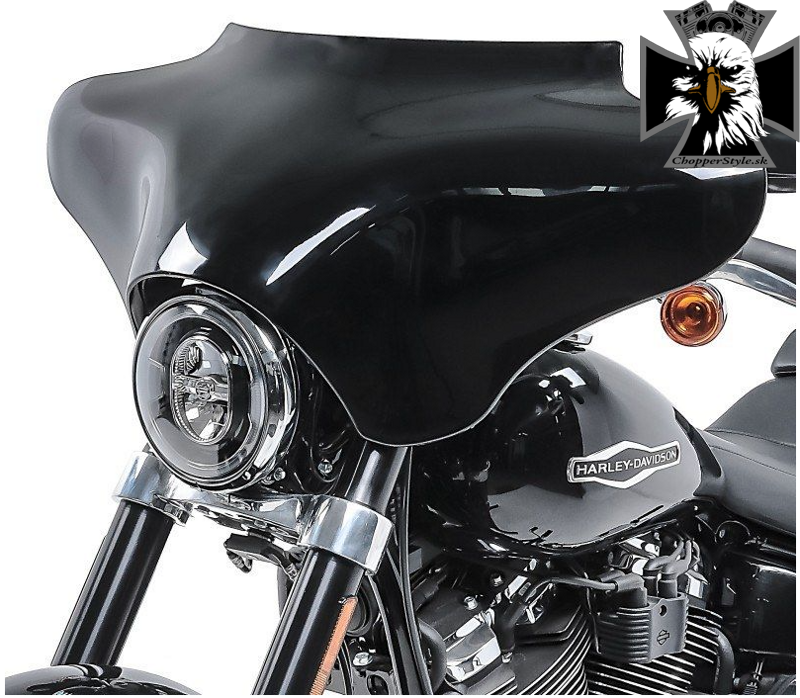 Maska batwing bez plexiskla pre motocykle Chopper a Custom - čierna lesklá Maska batwing bez plexiskla pre motocykle Chopper a Custom - čierna lesklá