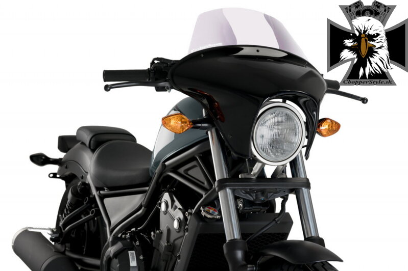 Maska batwing pre Honda Rebel CMX 500 2017-2023 - číre plexi Maska batwing pre Honda Rebel CMX 500 2017-2023 - číre plexi