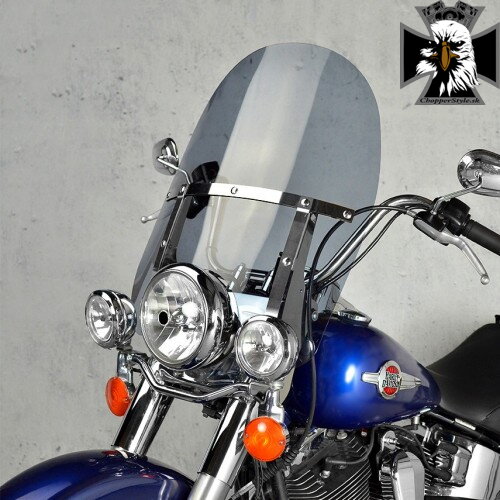 MS - Akrylové plexisklo pre Harley Davidson Heritage Softail Classic FLSTC 2007-2011