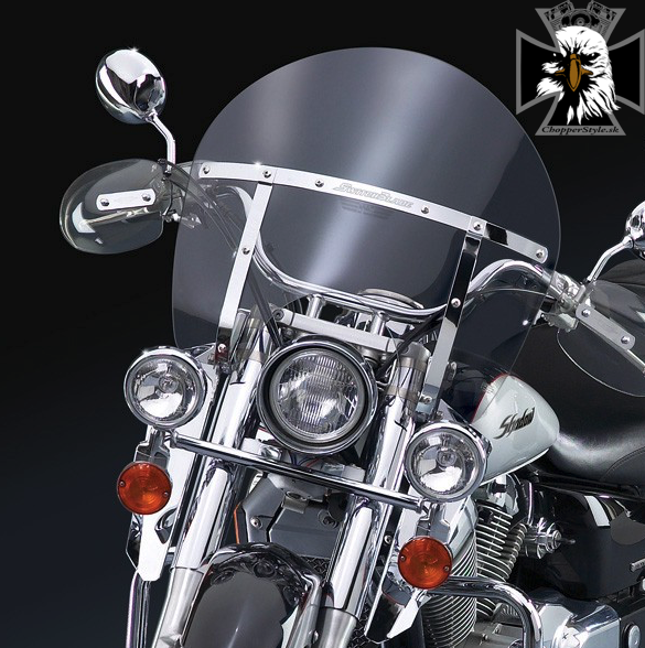 Motocyklové plexi typu SwitchBlade Chopped (N21435) - dýmové