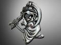 Nalepovacie emblem GRIM REAPER, chróm Nalepovacie emblem GRIM REAPER, chróm