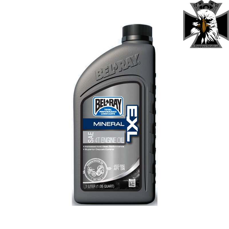 Motorový olej Bel-Ray EXL MINERAL 4T 20W-50 1 l Motorový olej Bel-Ray EXL MINERAL 4T 20W-50 1 l