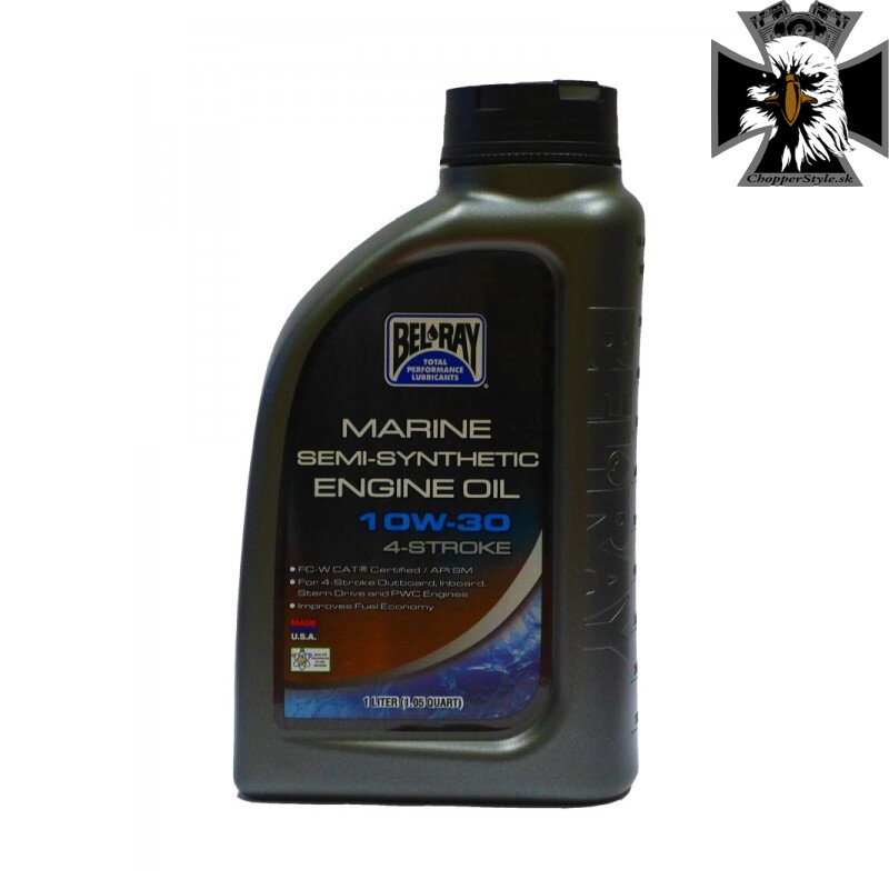Motorový olej Bel-Ray MARINE SEMI-SYNTHETIC 4T 10W-30 1 l Motorový olej Bel-Ray MARINE SEMI-SYNTHETIC 4T 10W-30 1 l