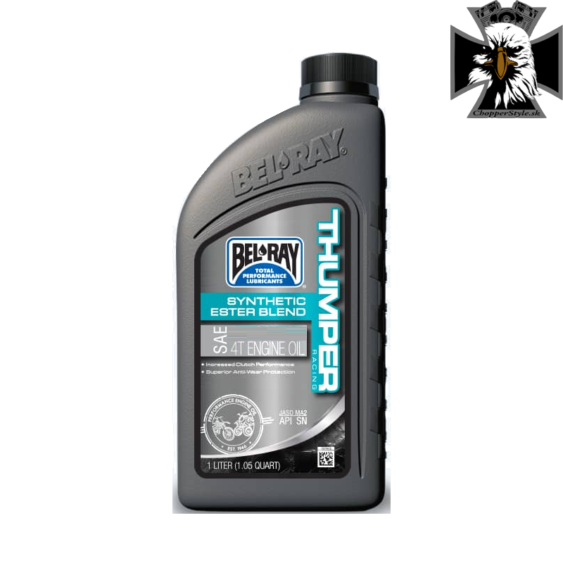 Motorový olej Bel-Ray THUMPER RACING SYNTHETIC ESTER BLEND 4T 10W-40 1 l Motorový olej Bel-Ray THUMPER RACING SYNTHETIC ESTER BLEND 4T 10W-40 1 l