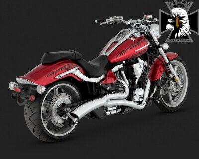 Chrómovaný Vance & Hines výfuk BIG RADIUS 2-INTO-1 pre Yamaha Chrómovaný Vance & Hines výfuk BIG RADIUS 2-INTO-1 pre Yamaha