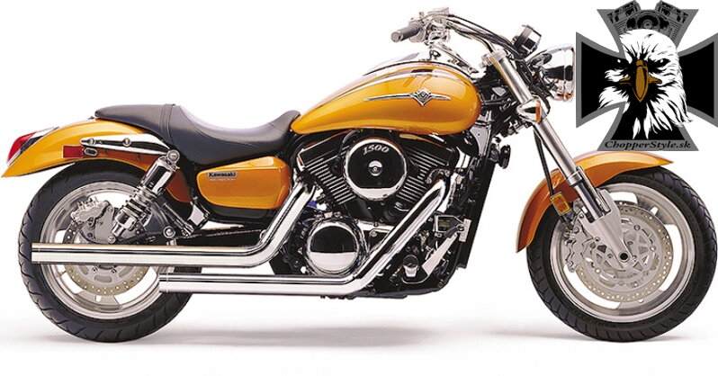Dragsters Kompletný výfukový systém pre Kawasaki Vulcan 1600 Mean Streak (04-08) / 4619T Dragsters Kompletný výfukový systém pre Kawasaki Vulcan 1600 Mean Streak (04-08) / 4619T