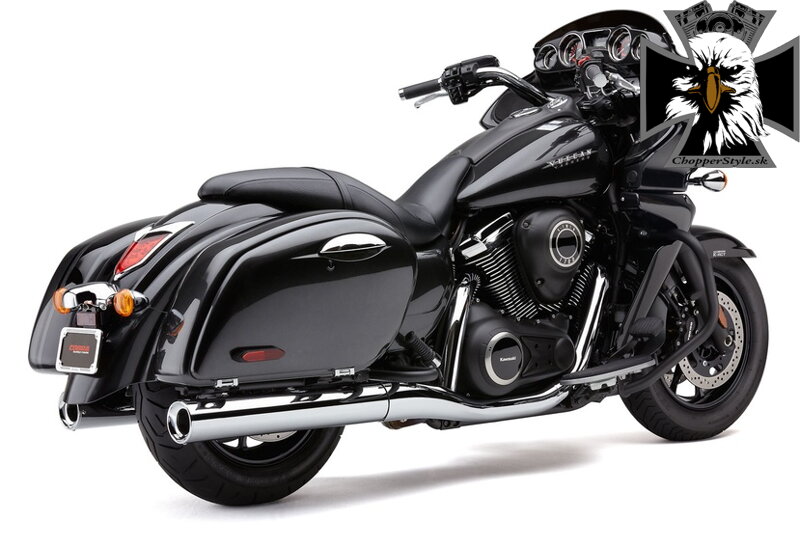 4 palcová koncovka výfuku pre Kawasaki Vulcan 1700 Vaquero (15-17) / 4230