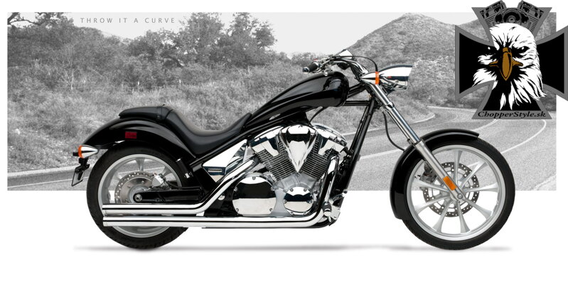 Kompletný výfukový systém American Classic II pre Honda VT 1300CX Fury (2010-12)