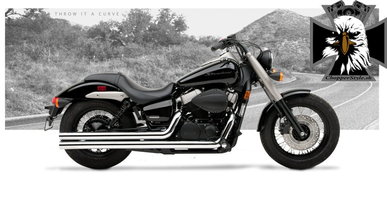 Kompletný výfukový systém American Classic II pre Honda Shadow Phantom VT 750 (2010-12)