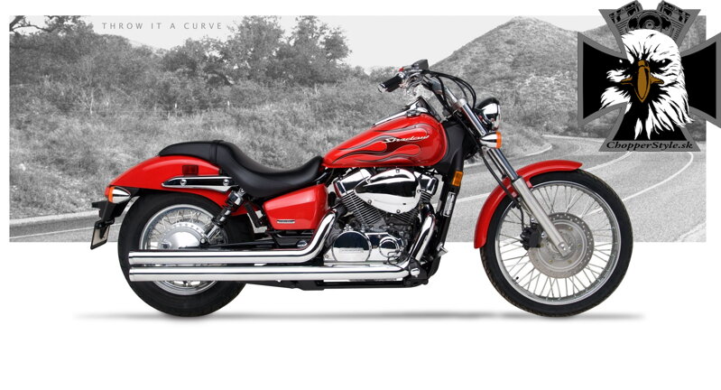 Kompletný výfukový systém American Classic II pre Honda Shadow Spirit 750 C2 (2007-09)