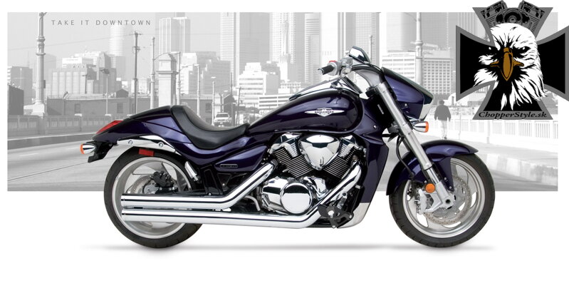 Výfukový systém 3" Big Straight pre Suzuki M109R (2006-2014) Výfukový systém 3" Big Straight pre Suzuki M109R (2006-2014)