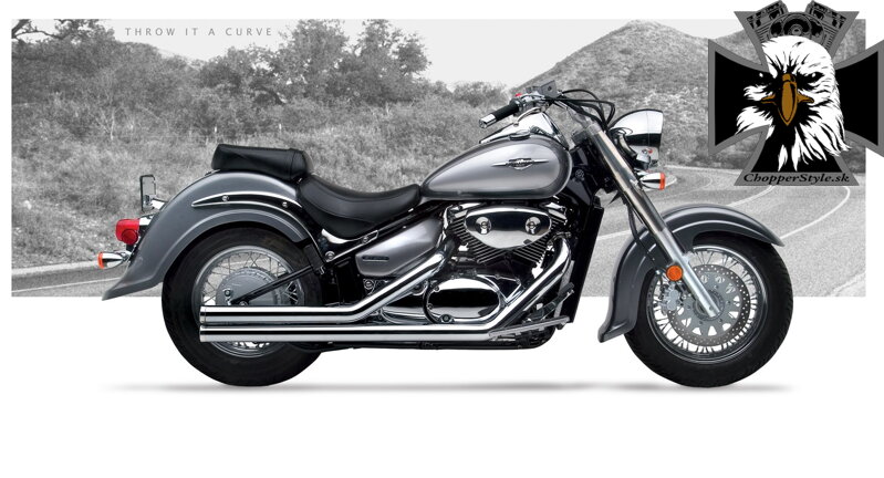 Výfukový systém American Classic II pre Suzuki C800 / C50 (2005-15)