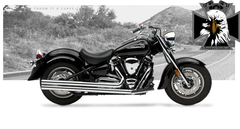 Kompletný výfukový systém American Classic II pre Yamaha Road Star 1600/1700 (1999-12)