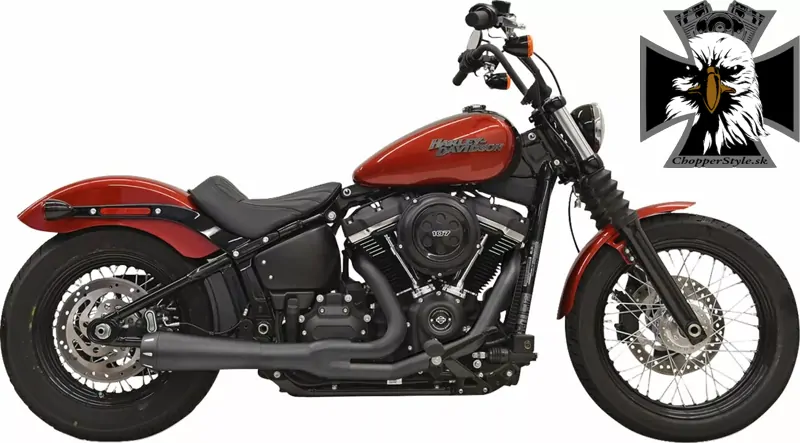 Bassani - 2-1 Road Rage III kompletný ladený výfuk pre Harley Davidson Softail 2018-2025 Bassani - 2-1 Road Rage III kompletný ladený výfuk pre Harley Davidson Softail 2018-2025