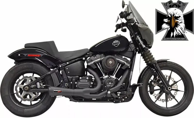 Bassani - Ripper Short Road Rage 2in1 kompletný ladený výfuk pre Harley Davidson Softail 2018-2025 Bassani - Ripper Short Road Rage 2in1 kompletný ladený výfuk pre Harley Davidson Softail 2018-2025