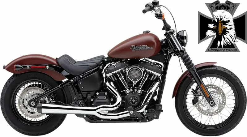 Cobra - El Diablo kompletný výfukový systém pre Harley Davidson Softail 2018-2025 - chróm Cobra - El Diablo kompletný výfukový systém pre Harley Davidson Softail 2018-2025 - chróm