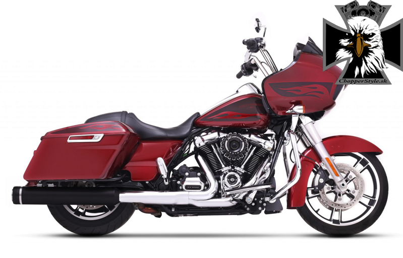 Čierne tlmiče výfukov Rinehart Racing SLIP-ON 4,5" pre Harley-Davidson Touring 2017 - Čierne tlmiče výfukov Rinehart Racing SLIP-ON 4,5" pre Harley-Davidson Touring 2017 -