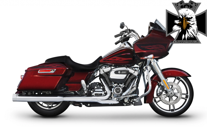 Chrómovane tlmiče výfukov Rinehart Racing SLIP-ON 4" pre Harley-Davidson Touring 2017 - Chrómovane tlmiče výfukov Rinehart Racing SLIP-ON 4" pre Harley-Davidson Touring 2017 -