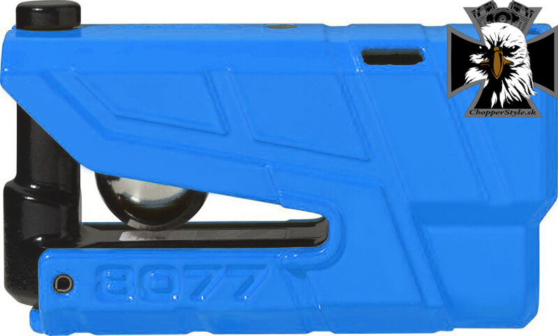 Zámok s alarmom na brzdový kotúč Granit Detecto X Plus 8077 blue