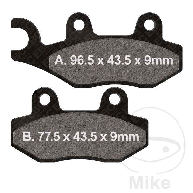 Brzdové platničky EBC SFA228 organické pre skútre – Honda CMX 250